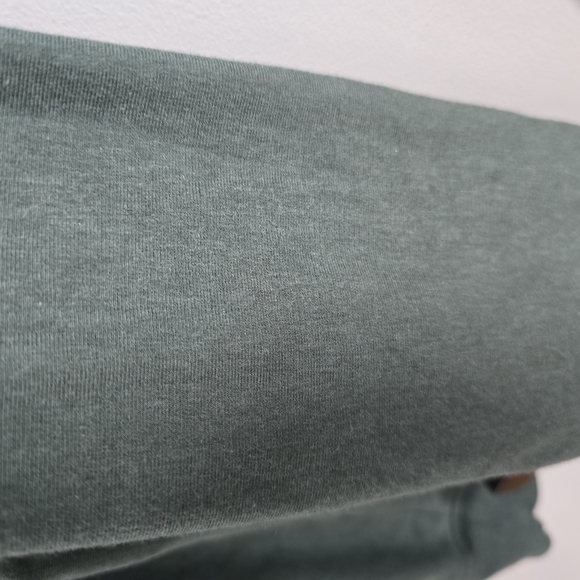 Men's Green Fleece Pants - Picture 3 of 4